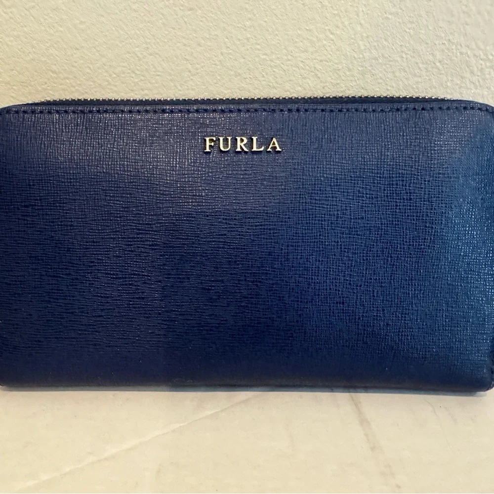 Authentic Furla EUC Wallet Royal Blue